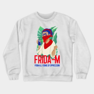 'FRIDA-M' Frida Kahlo inspired design Crewneck Sweatshirt